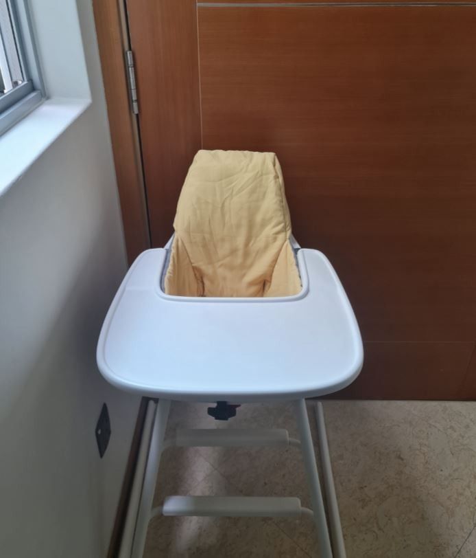 IKEA LANGUR Junior/highchair with tray and washable cover, Babies