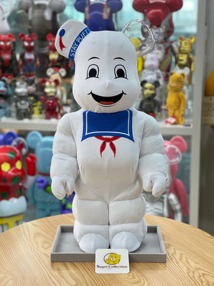 In Stock] BE@RBRICK x Stay Puft Marshmallow Man Costume 1000 ...