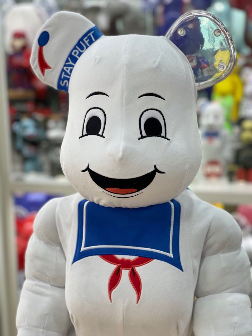 [In Stock] BE@RBRICK x Stay Puft Marshmallow Man Costume 1000% bearbrick