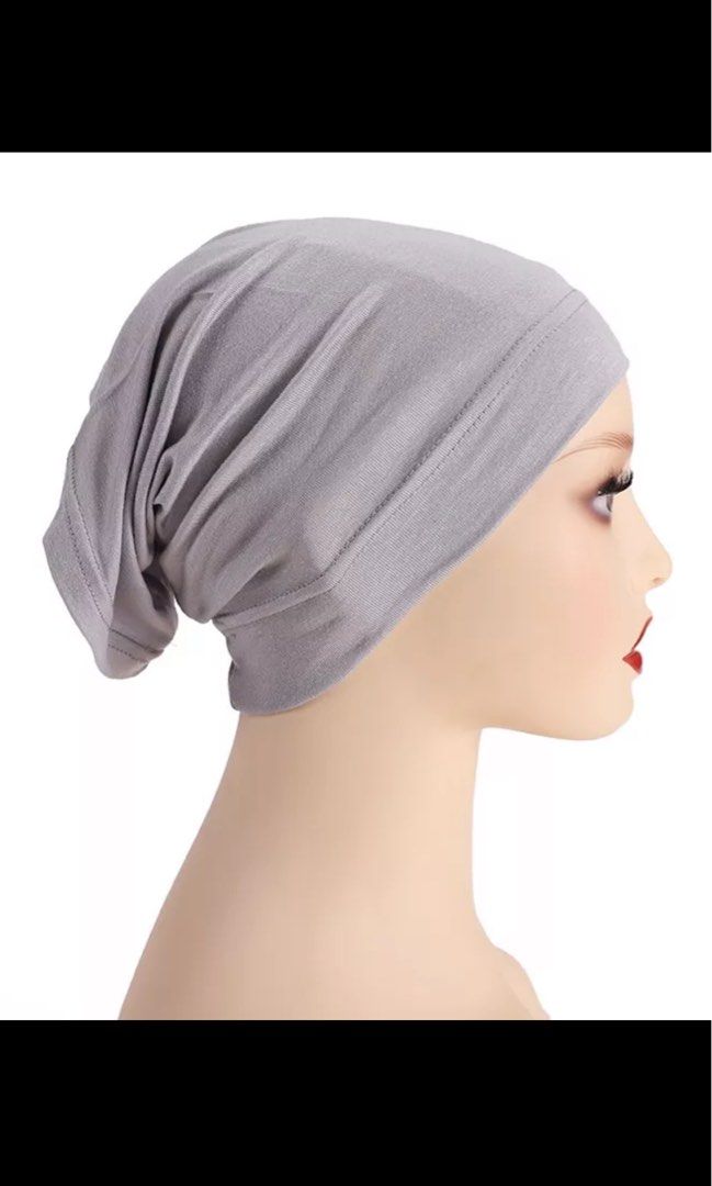 Inner Hijab Plain (Category: Hijabs) located in Singapore. Submitted by nafba (Listing ID 1240458564, Image 2). Description: Soft & Cooling Cotton Inner Hijab 🧕 (Material sangat ringan dan sejuk! 👍🏻) 1 FOR $2 Meet Up @ my convenience OR NM + $2 Colours: Dark Grey Grey Beige.