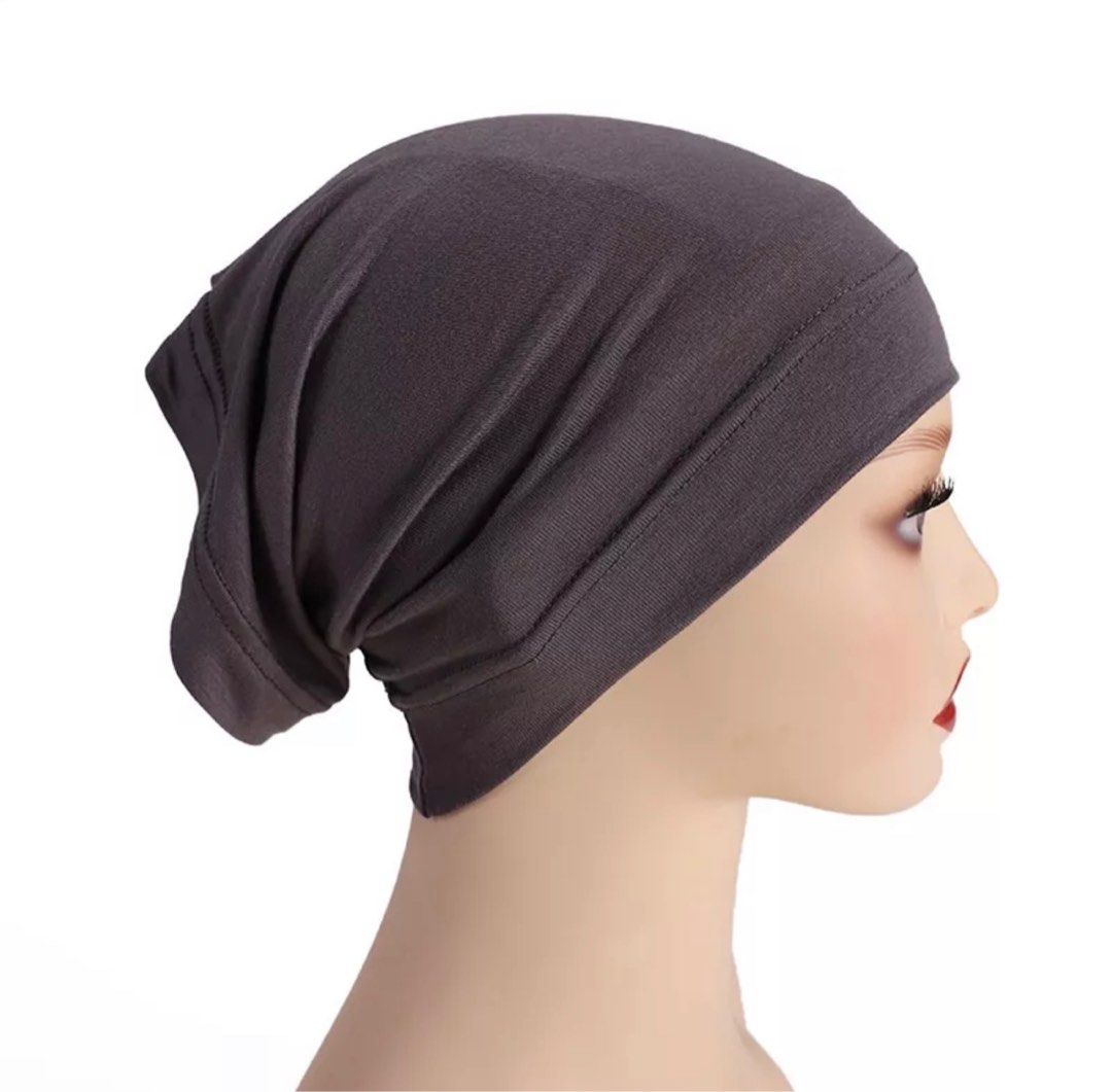 Inner Hijab Plain (Category: Hijabs) located in Singapore. Submitted by nafba (Listing ID 1240458564, Image 3). Description: Soft & Cooling Cotton Inner Hijab 🧕 (Material sangat ringan dan sejuk! 👍🏻) 1 FOR $2 Meet Up @ my convenience OR NM + $2 Colours: Dark Grey Grey Beige.