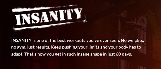 Insanity Workout Program