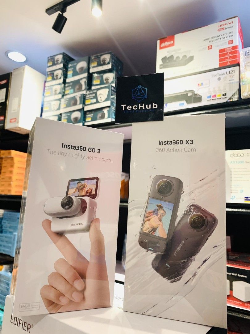 Insta360 X3 & Insta360 GO 3 (Category: Video Cameras) located in Makati City. Submitted by techubstoreandaccessories (Listing ID 1240430499, Image 3). Description: 🔘 Insta360 GO 3 Tiny Mighty Action Camera 64GB - 28,000 🔘 Insta360 ONE X3 Pocket 360 Action Camera - 28,990.00 Onhand ready to ship‼️‼️ ✅BRANDNEW ORIGINAL & SEALED ✅ACTUAL PICTURE POSTED ✅ACCEPT WALK IN/PICK UP CLIENT 📍Location: Evangelista St. Makati City ✅ACCEPT BULK ORDERS WITH D