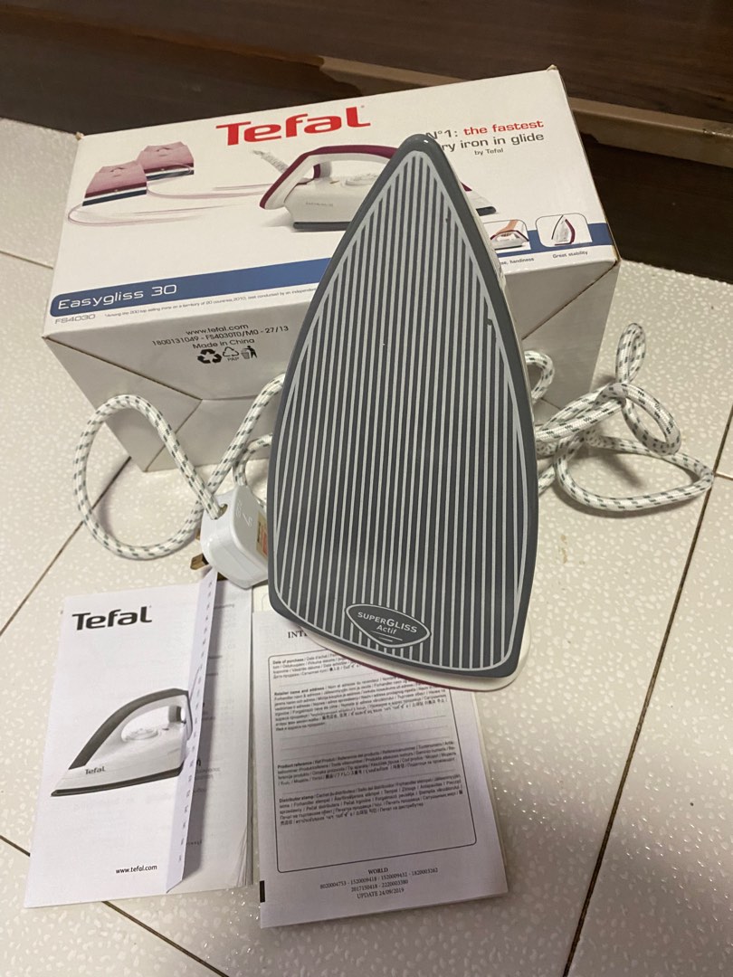 Iron Tefal, TV & Home Appliances, Irons & Steamers on Carousell