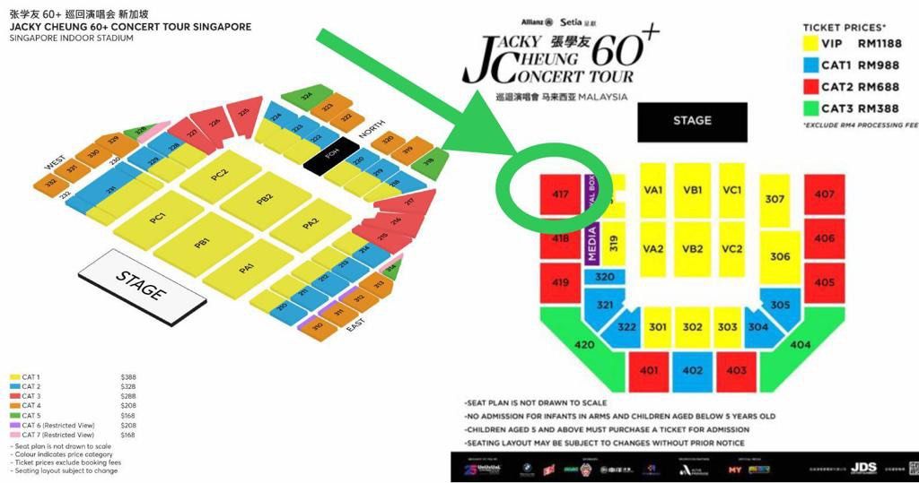 Jacky Cheung 2023 Malaysia Concert 12/Aug, Tickets & Vouchers, Event