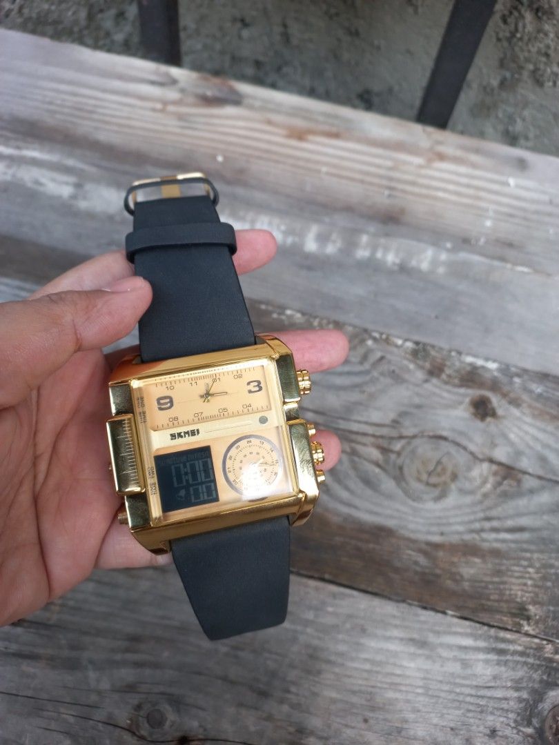 Jam skmei gold outlet