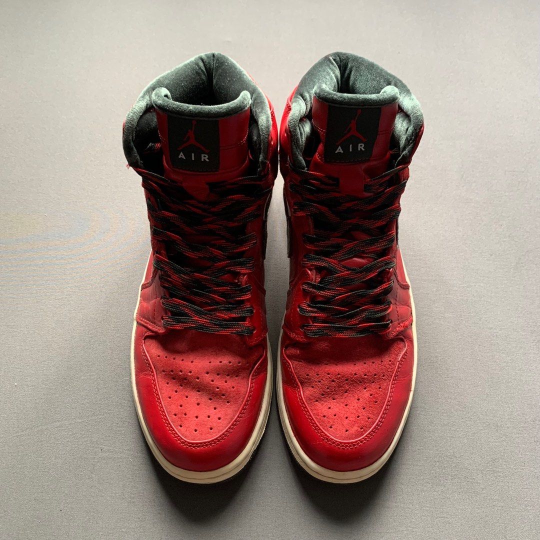 Jordan 1 Retro Premier Red Gucci Men s Fashion Footwear
