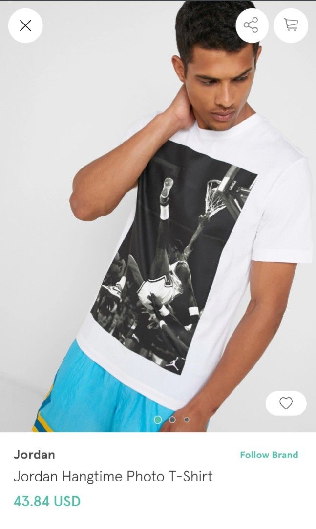 JORDAN HANGTIME TSHIRT Men s Fashion Tops Sets Tshirts Polo