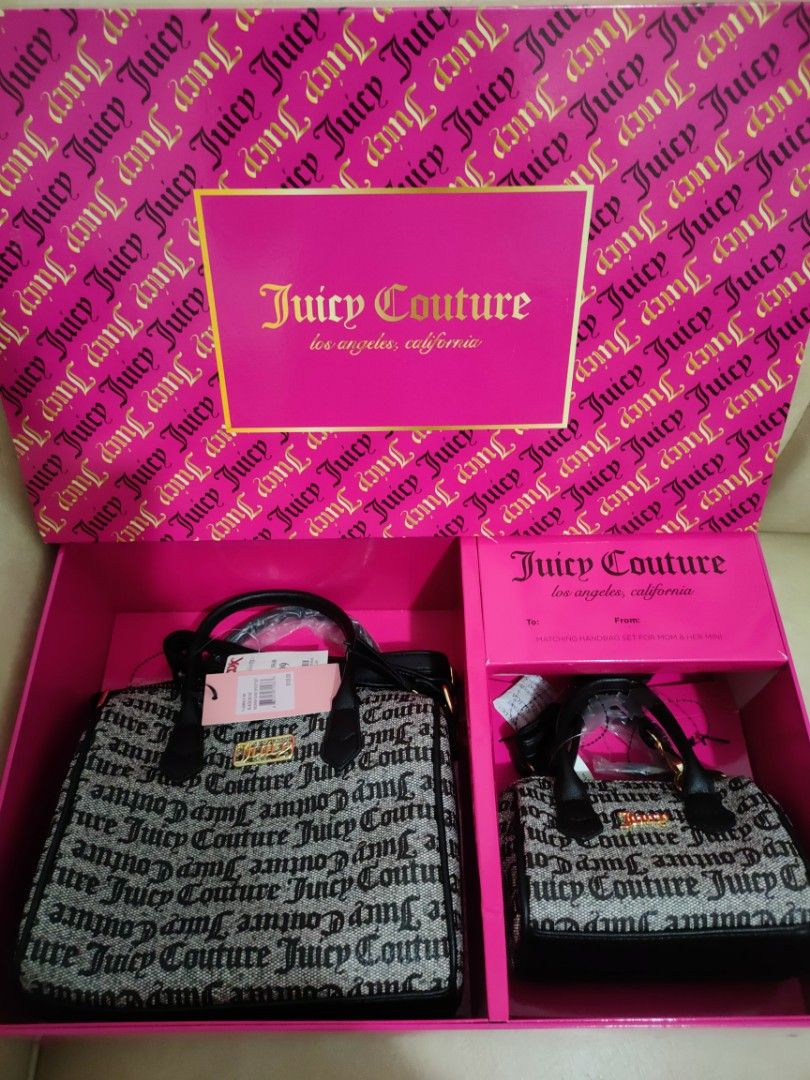 Juicy Couture Mommy & Me Set: Juicy Couture Speedy Satchel Size