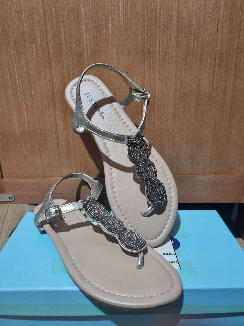 Justfab Women Sandals Women s Fashion Footwear Flats Sandals
