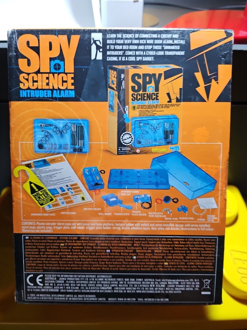 Spy science deals intruder alarm