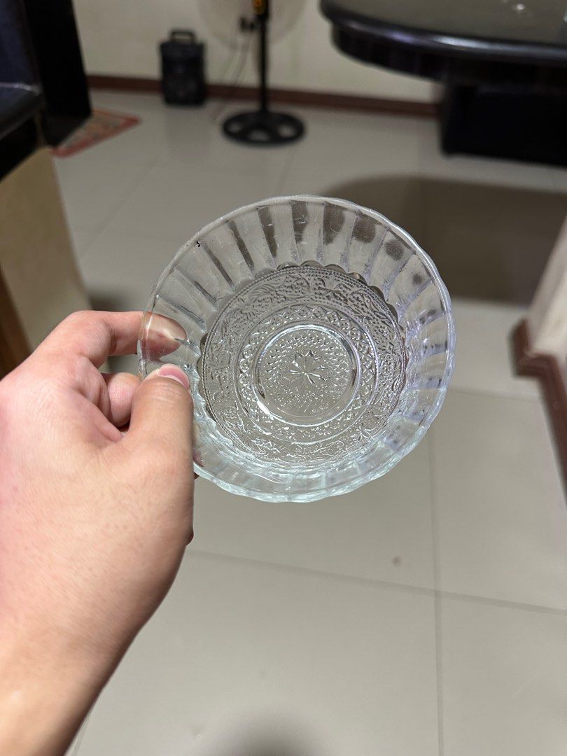 Kig Indonesia etc. Pressed Glass Dinnerware (Category: Dinnerware & Cutlery) located in San Fernando. Submitted by randomstuffphilippines (Listing ID 1240459440, Image 2). Description: Take all. It’s from my grandma’s china cabinet. It’s her collection. Some are Kig Indonesia. 17pcs. .