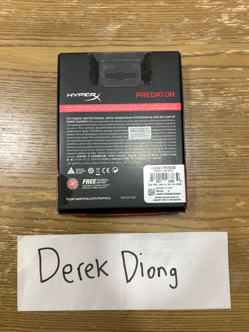 Hyperx predator sale 32gb 3600mhz