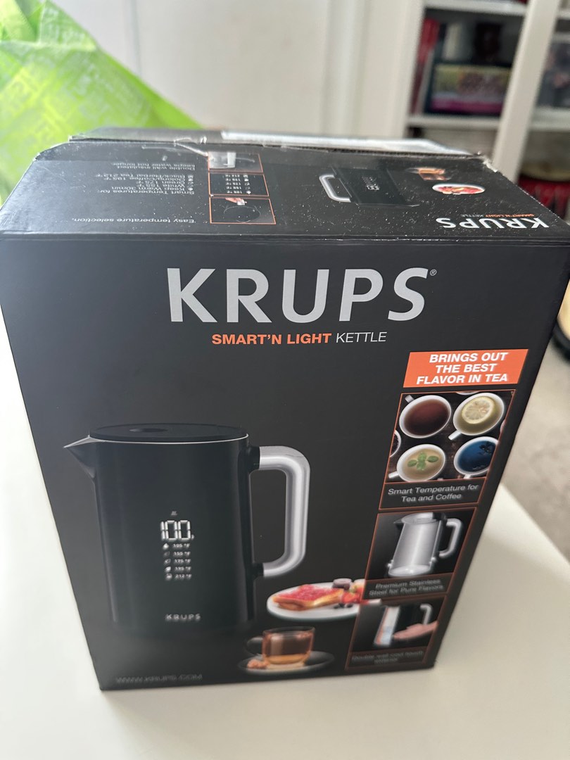 Krups smart n store light kettle