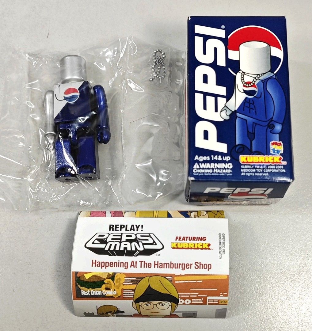Kubrick Pepsi Man Hobbies Toys Toys Games on Carousell