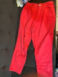 lea red jeans