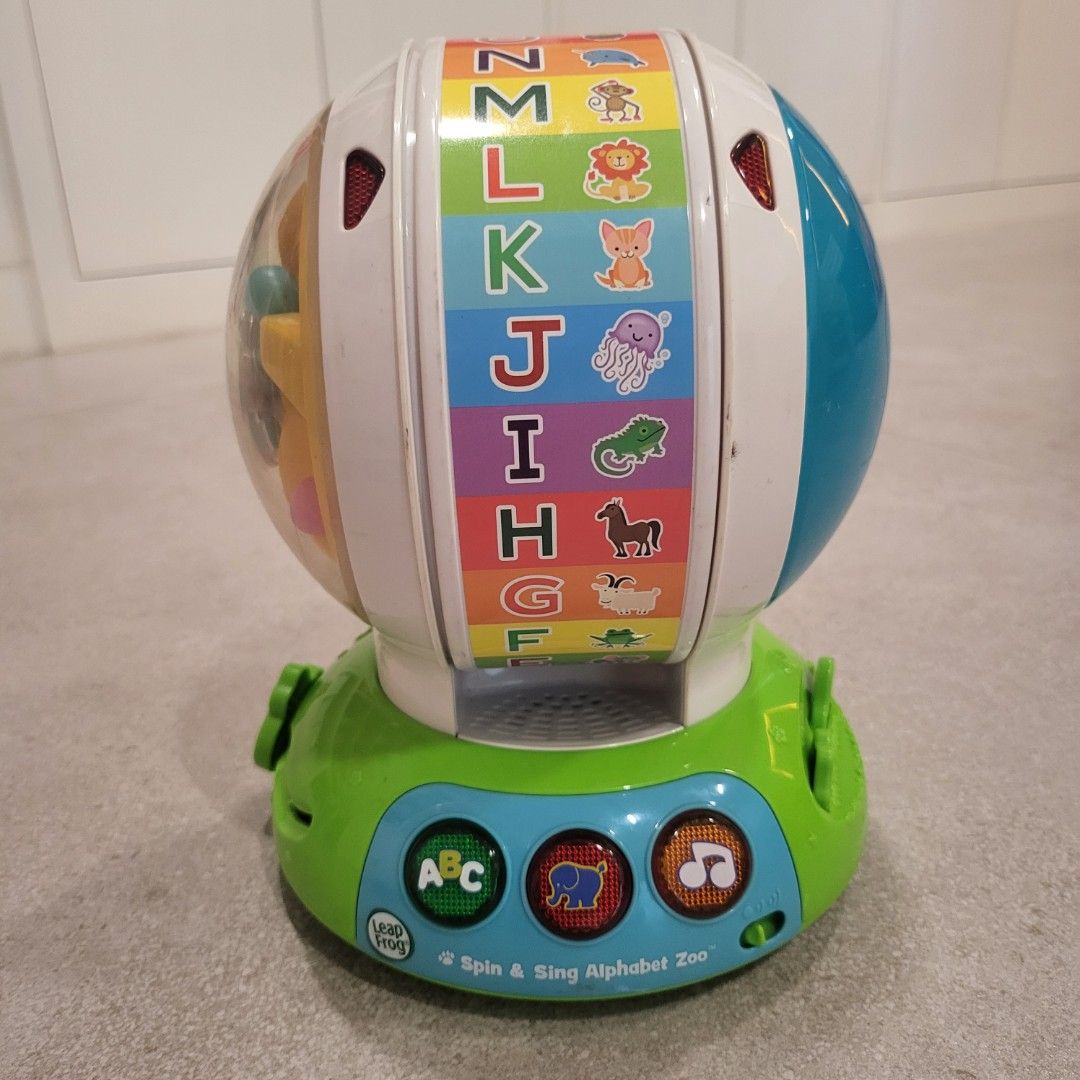 Leapfrog Spin & Sing Alphabet Zoo, Babies & Kids, Infant Playtime on