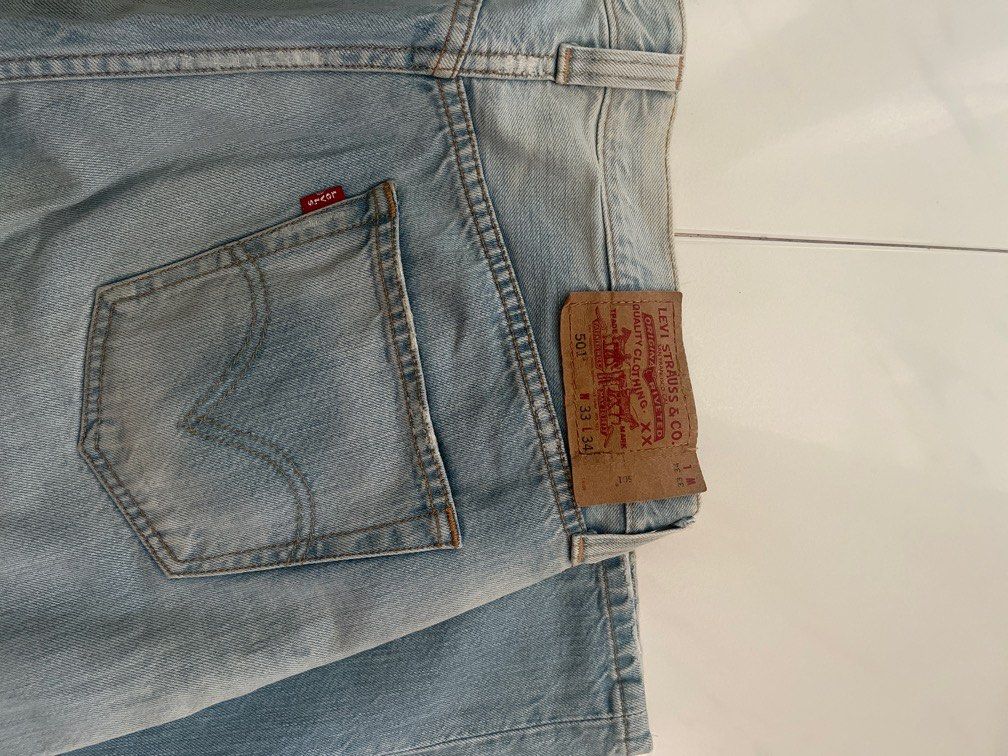 Levis 501 hot sale w33 l34