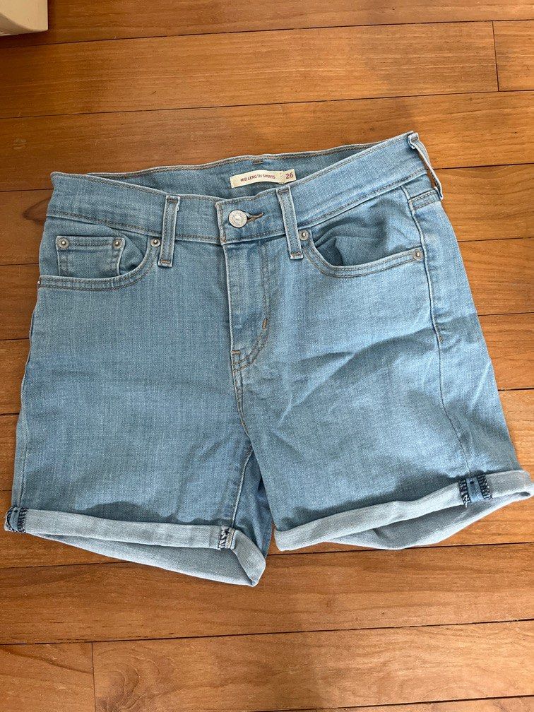 Levi's mid length denim new arrivals shorts