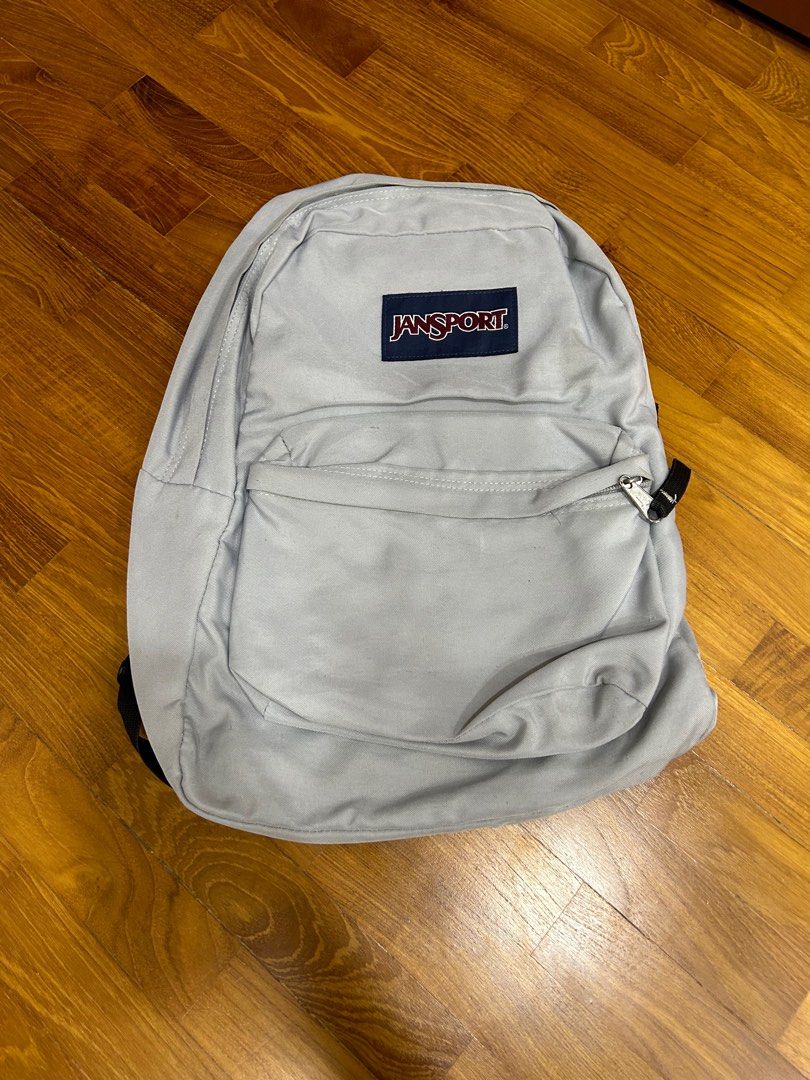 Light gray shop jansport backpack