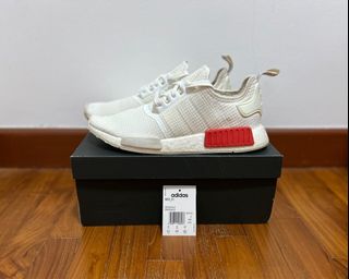 Guaranteed Authentic New Adidas NMD R1 shoe Camo sesame trace cargo base green colourway Men s Fashion Footwear Sneakers on Carousell