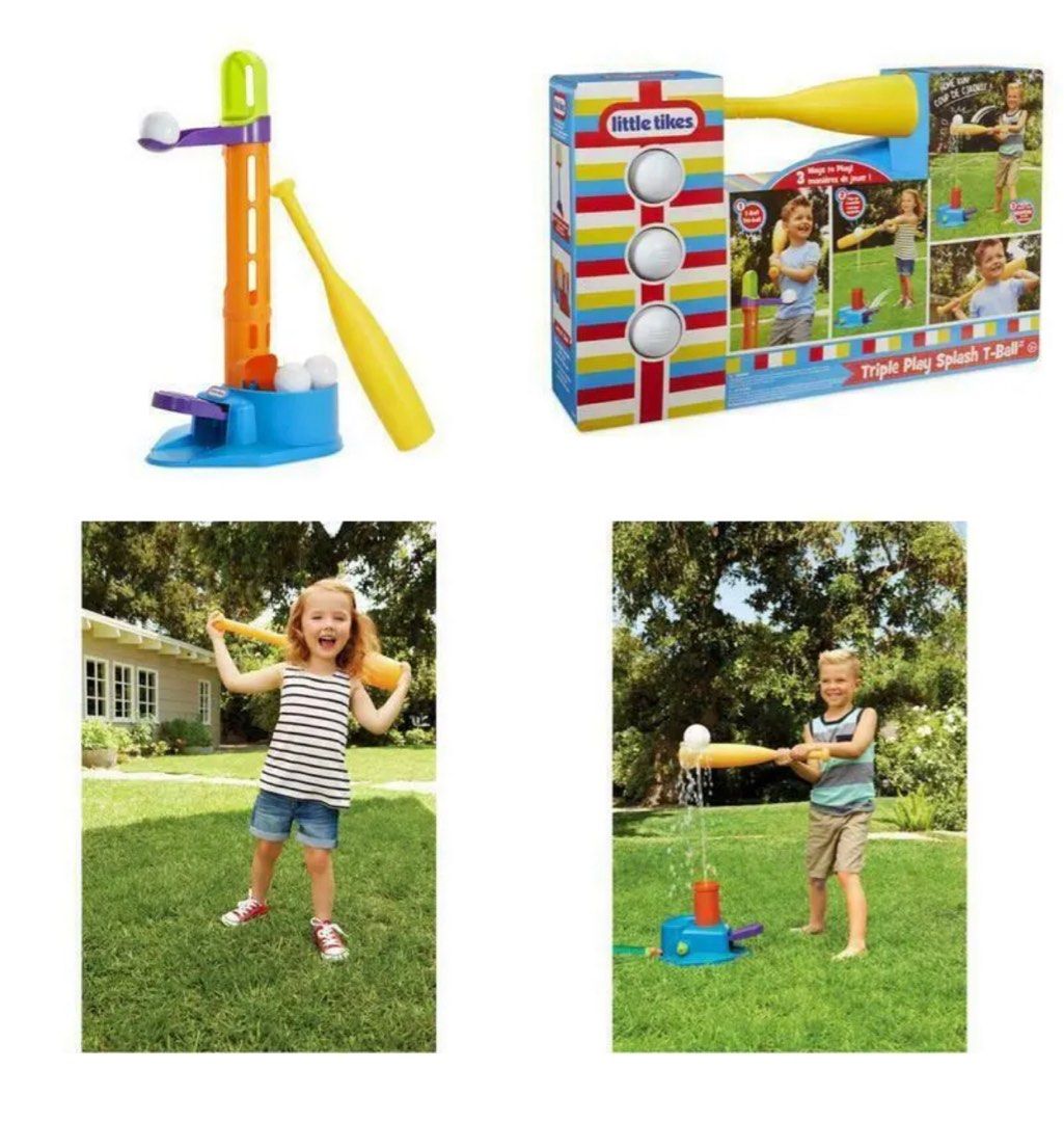 Little Tikes 3in1 Triple Splash TBall Set with 3 Balls on Carousell