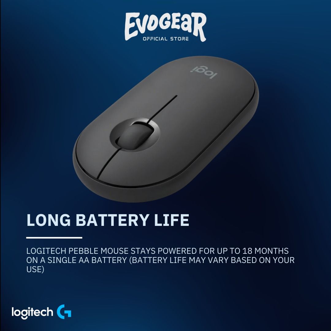 Logitech M350 Pebble Wireless Mouse, Computers & Tech, Parts ...