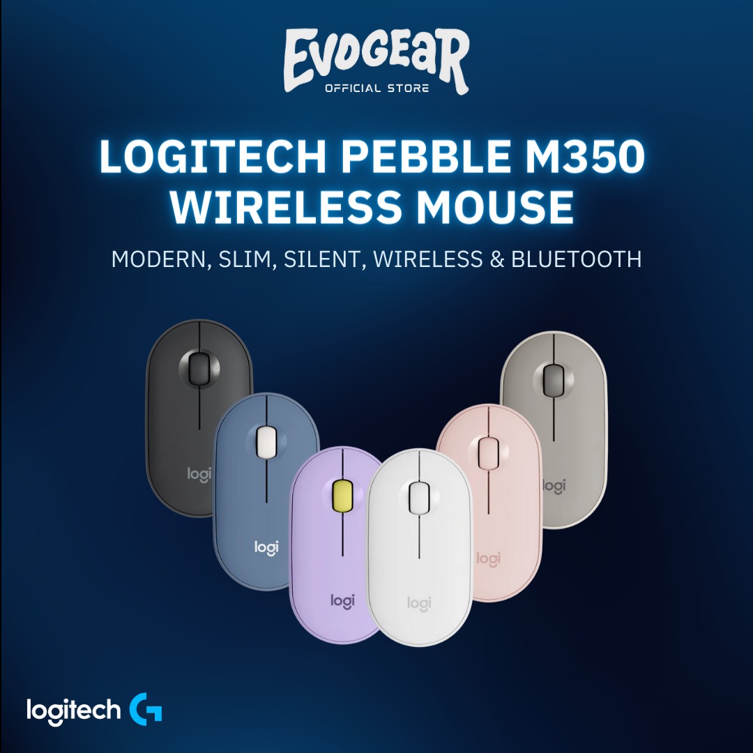 Logitech M350 Pebble Wireless Mouse, Computers & Tech, Parts ...
