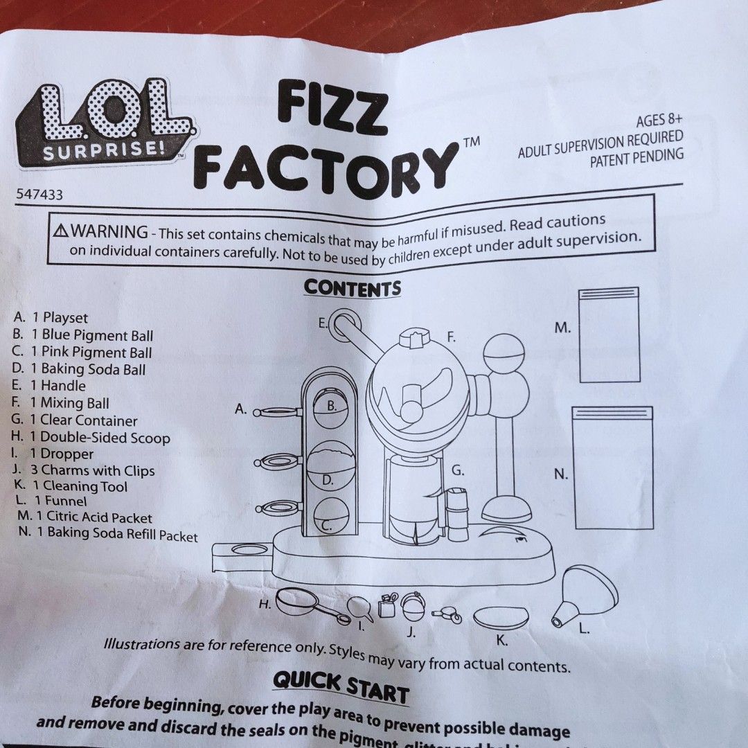 Lol surprise fizz factory refills hotsell