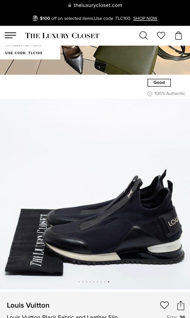 Louis Vuitton Suede Calfskin Run Away Sneakers In Dubai - Master Copy Dubai