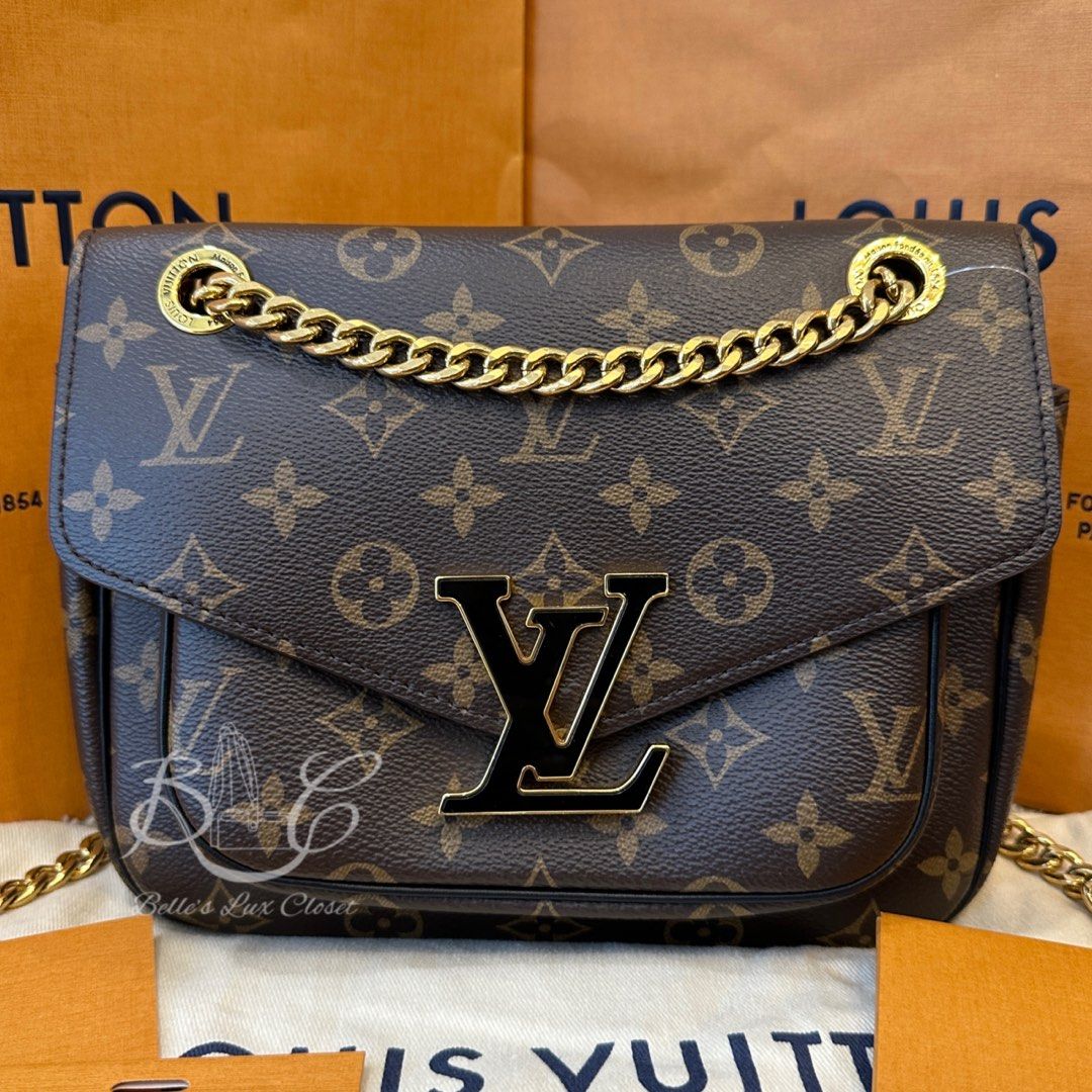 Louis Vuitton Passy Chain Bag Monogram, Luxury, Bags & Wallets on Carousell