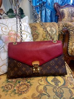 Used Several Times Louis Vuitton Monogram Pallas 2Way Bag Rose woman bag