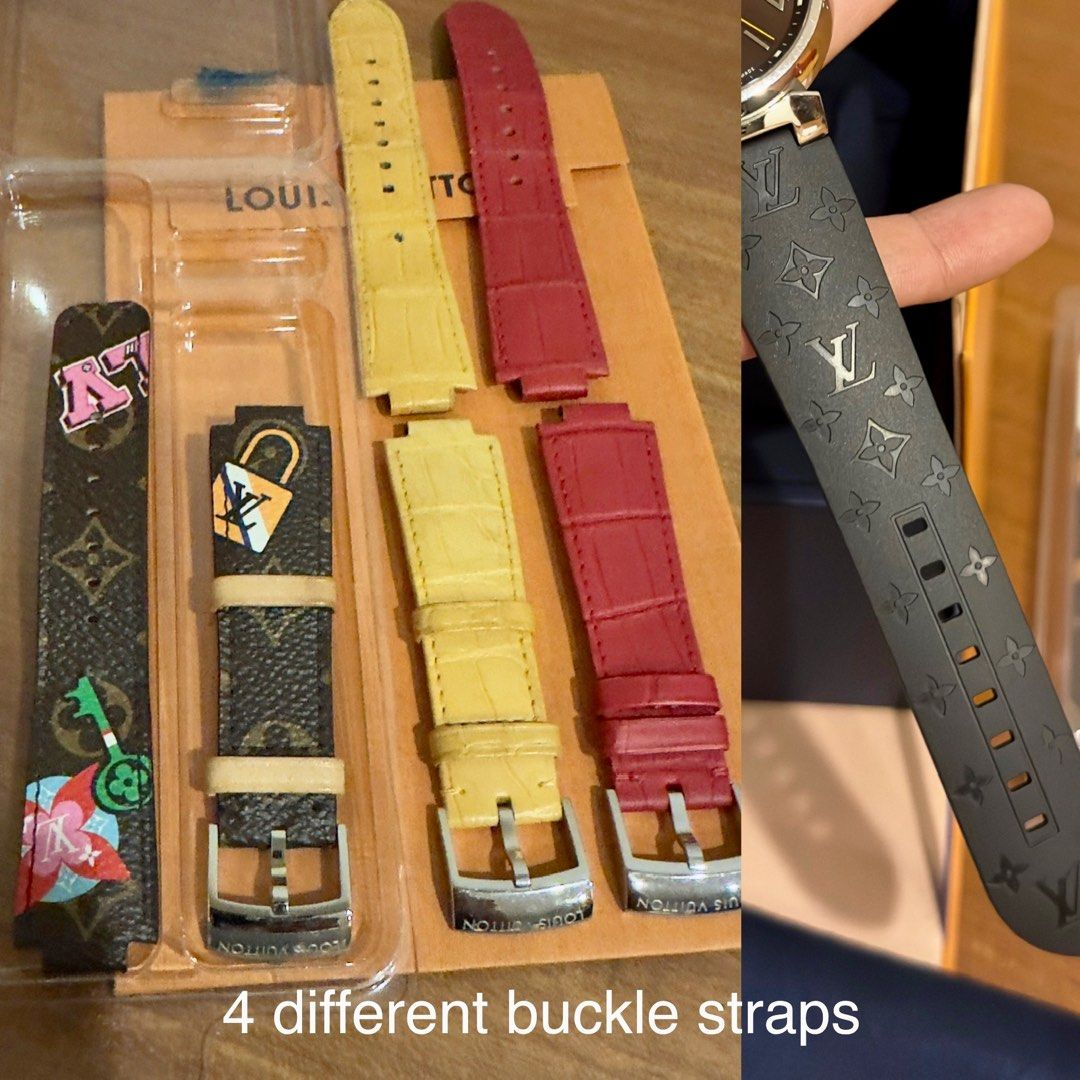 Louis Vuitton Watch Strap, Lv Tambour Watch Strap, Men Louis Vuitton, Watchband