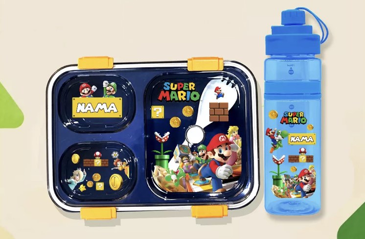 Zak! Super Mario Brothers Collapsible Water Bottle - Shop Lunch