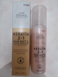 Luxe Organix x Anna Cay Premium Keratin 2 In 1 Hair Mist & Leave In Treatment Sweet Glaze Scent BRAND NEW