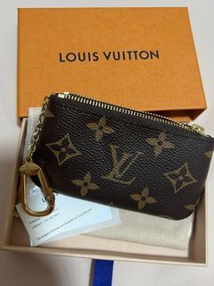 Louis Vuitton Amarante Monogram Vernis Key Pouch NM Pochette Cles Keychain