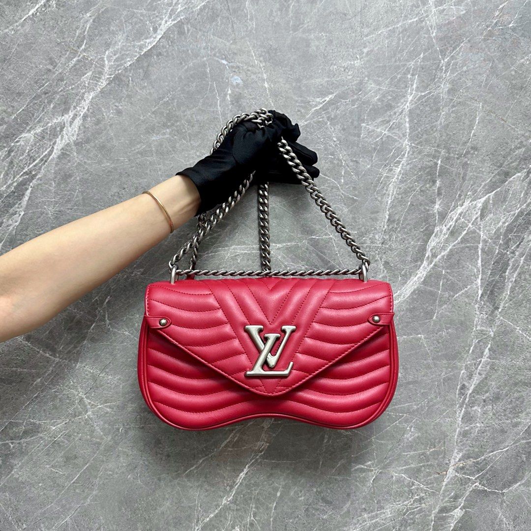 Pink Louis Vuitton New Wave Chain MM Crossbody Bag