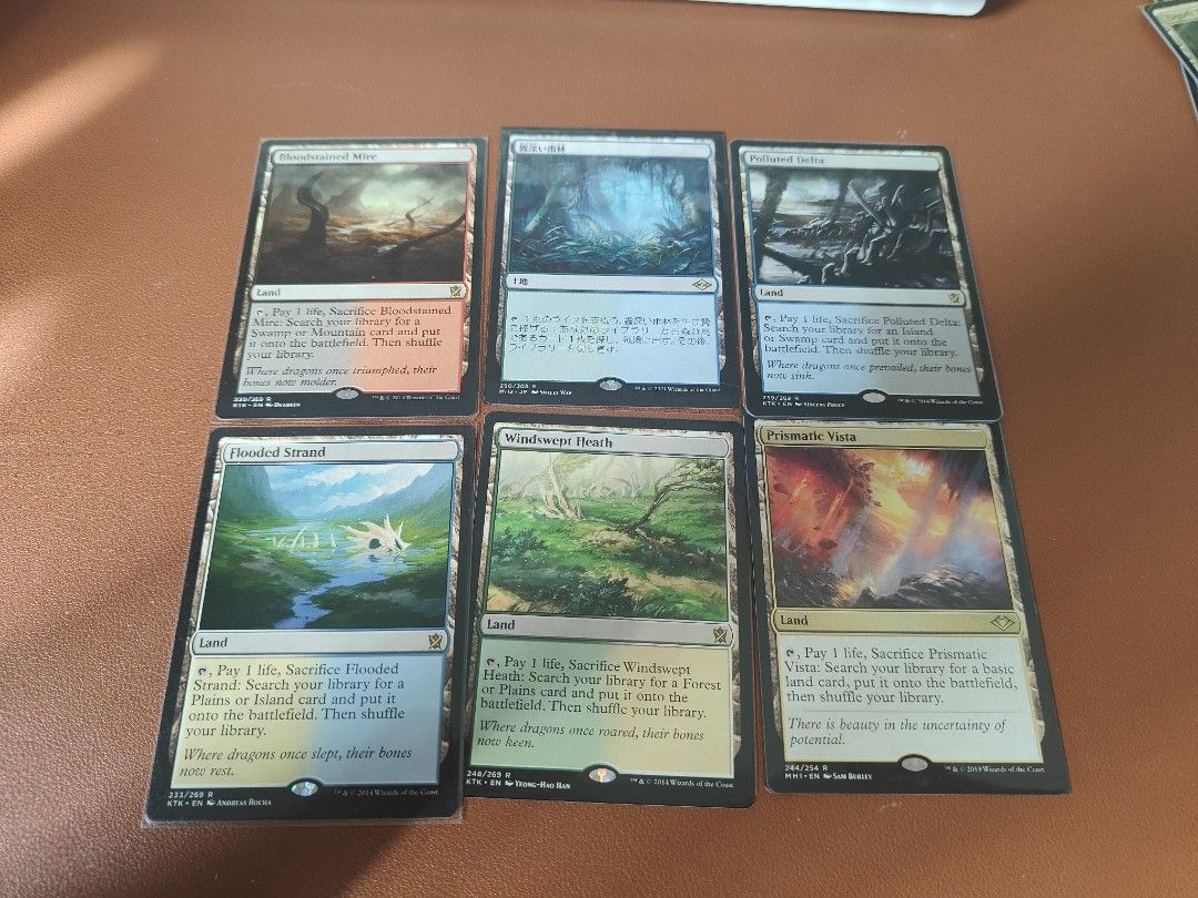 Magic the gathering fetch lands, Hobbies & Toys, Toys & Games on Carousell