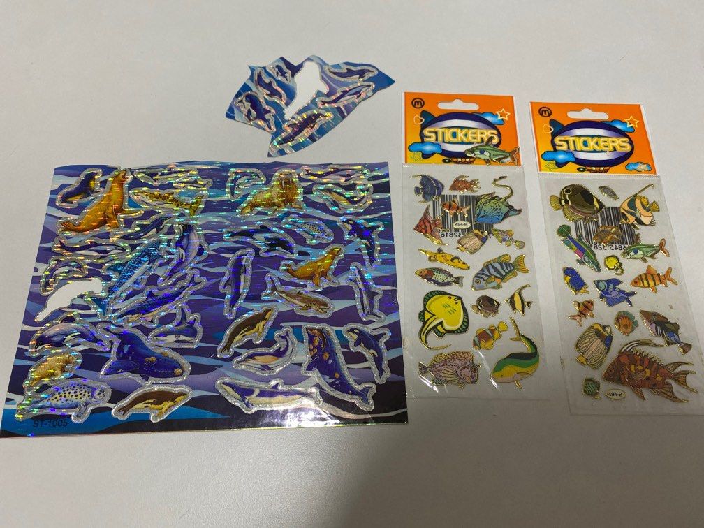 Marine underwater stickers, Hobbies & Toys, Stationery & Craft, Other