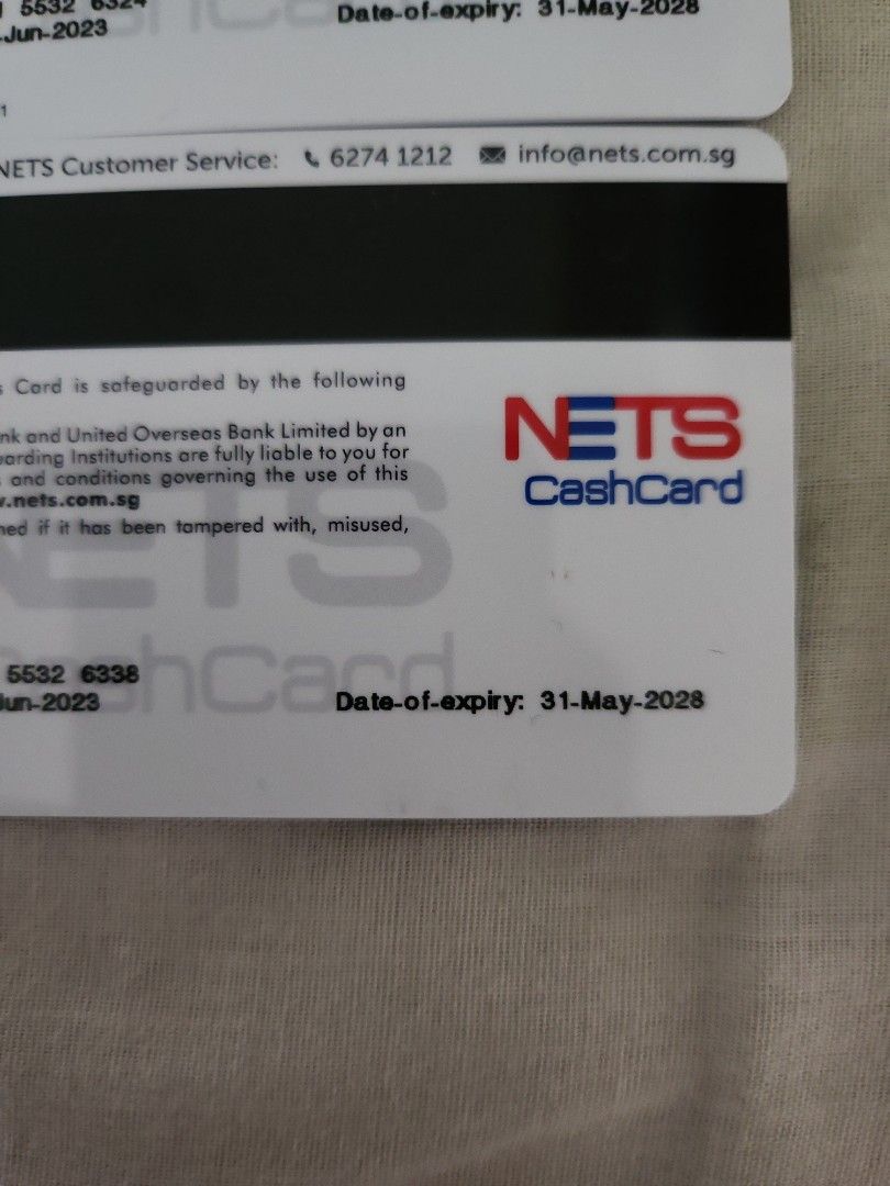 August 2028 NETS cashcard with chip for OLD n NEW IU (toyota estima