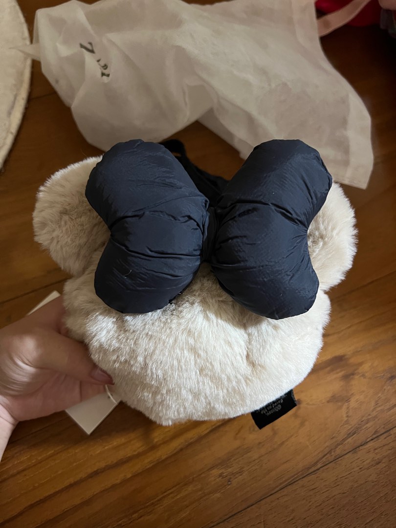 Minnie Mouse Zara Furry Sling Bag, Babies & Kids, Babies & Kids Fashion