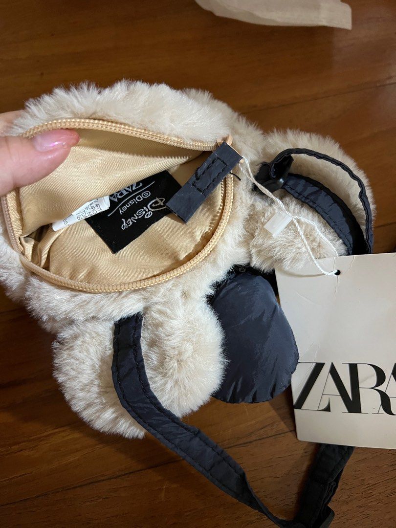 Minnie Mouse Zara Furry Sling Bag, Babies & Kids, Babies & Kids Fashion
