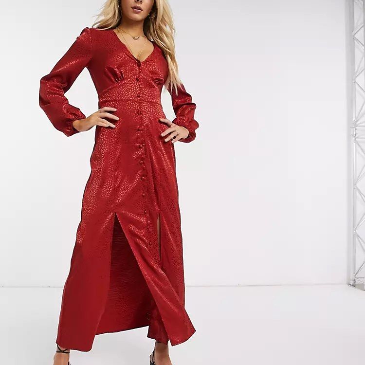 Miss selfridge satin sales dress