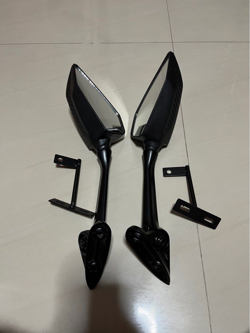 Universal Adjustable Motorbike Rear Mirrors For Sports Bikes