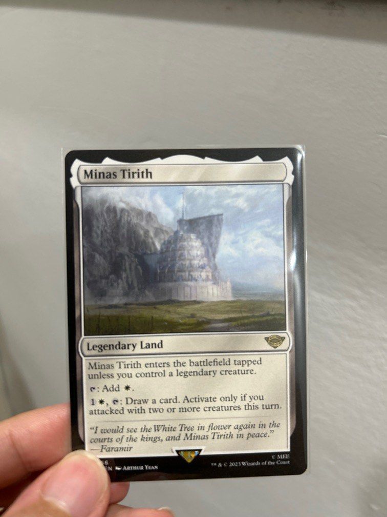 MTG] Minas Tirith (420) - XLTR, Hobbies & Toys, Toys & Games on Carousell