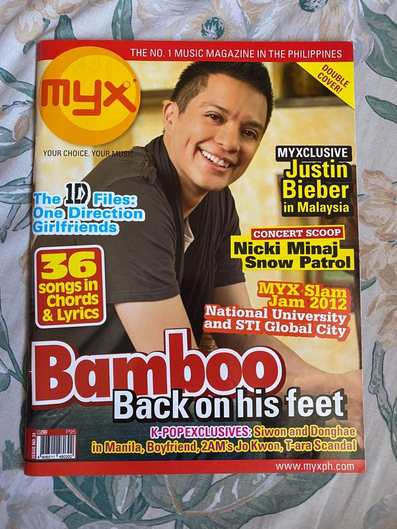 MYX Magazine Double Cover Issue with Bamboo Manalac and Rhum Rockfest