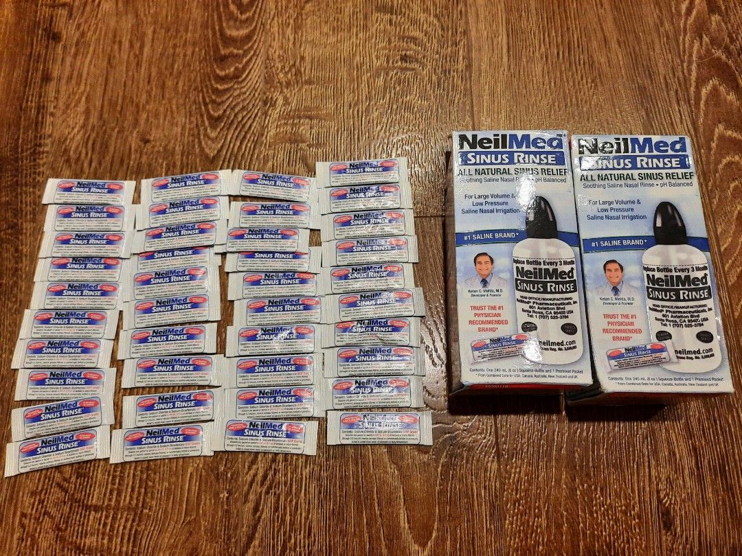 Neilmed sinus rinse bundle, Health & Nutrition, Medical Supplies ...
