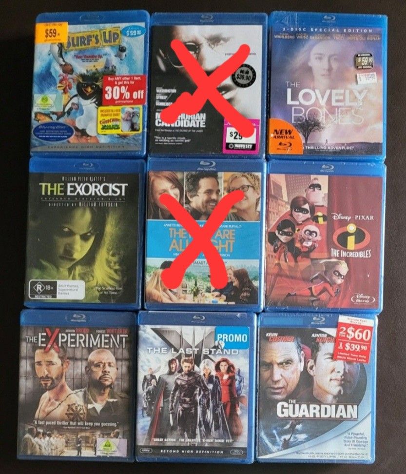 BLU-RAY BLURAY MOVIES BRAND NEW SEALED Pick and Choose your bundle Movies  SALE 