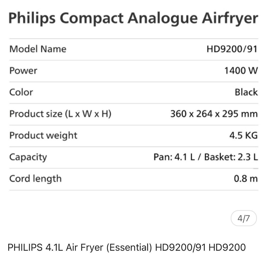 New Philips Air fryer, TV & Home Appliances, Kitchen Appliances, Fryers