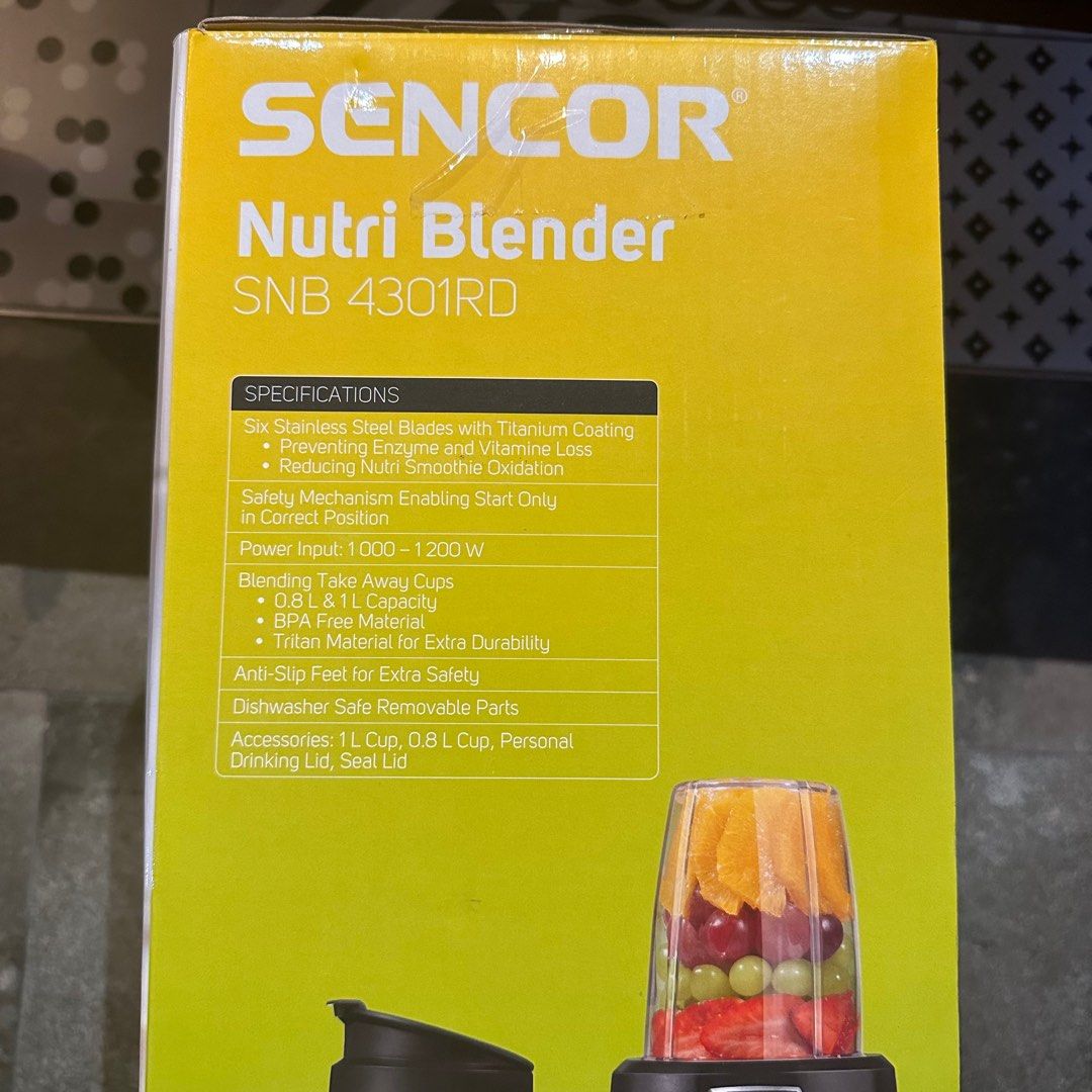 Nutri Blender, SNB 4301RD